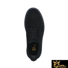 Zaim Kundura Erkek Siyah Hakiki Süet Ayakkabı 342502595-1