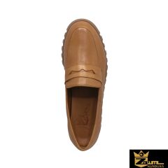 Zaim Kundura Kadın Kamel Hakiki Deri Ayakkabı 505320594-1