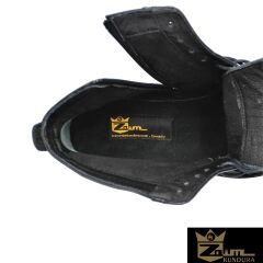 Zaim Kundura Erkek Siyah Hakiki Deri Bot 347801198-1