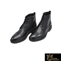 Zaim Kundura Erkek Siyah Hakiki Deri Bot 347801597-1
