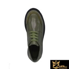 Zaim Kundura Kadın Haki Hakiki Deri Ayakkabı 505320570-1