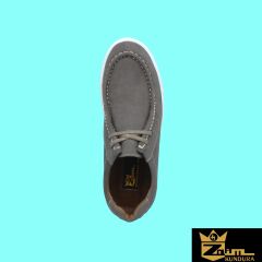 Zaim Kundura Erkek Gri Hakiki Deri Ayakkabı 348118459-1