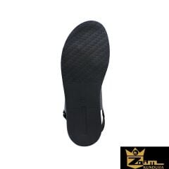 Zaim Kundura Erkek Siyah Hakiki Deri Sandalet 343501008-1