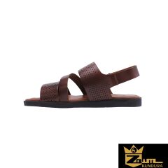 Zaim Kundura Erkek Kahverengi Hakiki Deri Sandalet 343501008-1