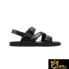 Zaim Kundura Erkek Siyah Hakiki Deri Sandalet 343501025-1