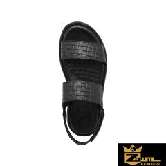 Zaim Kundura Erkek Siyah Hakiki Deri Sandalet 343501126-1