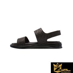 Zaim Kundura Erkek Kahverengi Hakiki Deri Sandalet 343501126-1