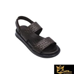 Zaim Kundura Erkek Kahverengi Hakiki Deri Sandalet 343501126-1