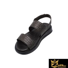 Zaim Kundura Erkek Kahverengi Hakiki Deri Sandalet 343501126-1