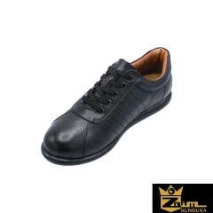 Zaim Kundura Unisex Siyah Hakiki Deri Ayakkabı 348138201-1