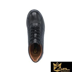 Zaim Kundura Unisex Siyah Hakiki Deri Ayakkabı 348138201-1