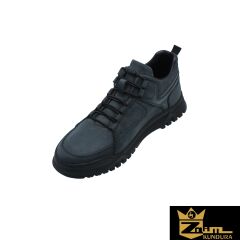 Zaim Kundura Erkek Gri Hakiki Deri Bot 342502451-1