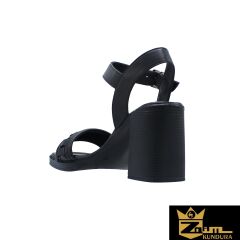 Zaim Kundura Kadın Siyah Hakiki Deri Sandalet 505320406-1