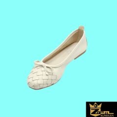 Zaim Kundura Kadın Krem Hakiki Deri Ayakkabı 505320520-1