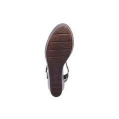 Zaim Kundura Kadın Siyah Hakiki Deri Sandalet 505041026-1