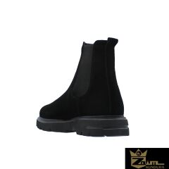Zaim Kundura Erkek Siyah Hakiki Süet Bot 342522463-1